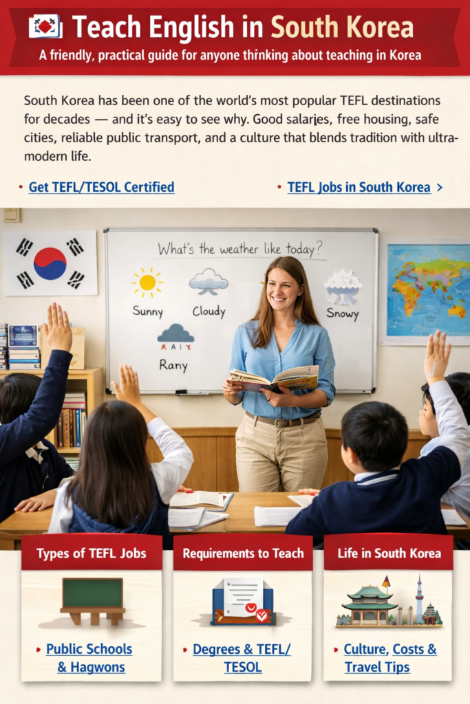 Teach English in South Korea