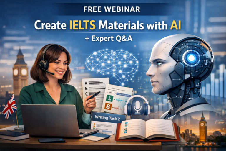 Free webinar AI with IELTS